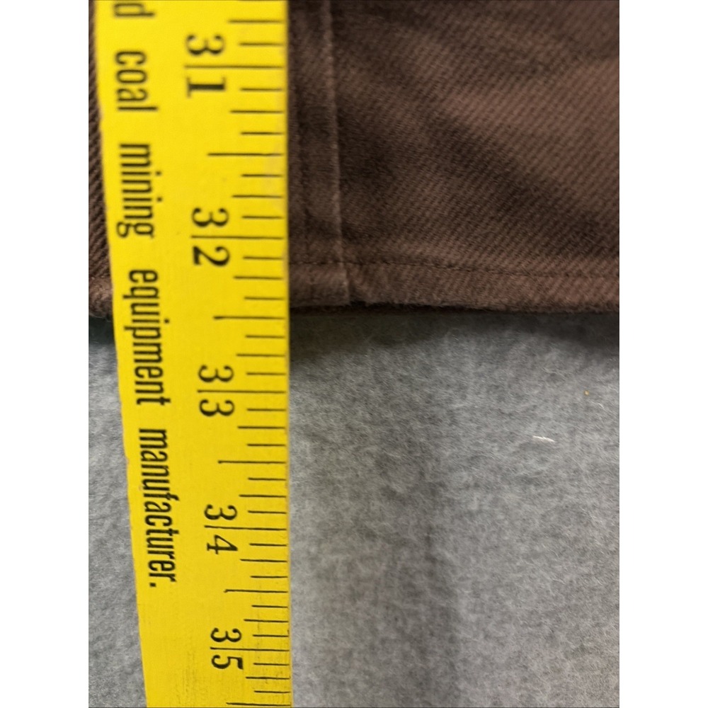 Goodfellow & Co. Vintage Long Sleeve Utility Shirt in Brown - Men's XXL Tall - Picture 4 of 10